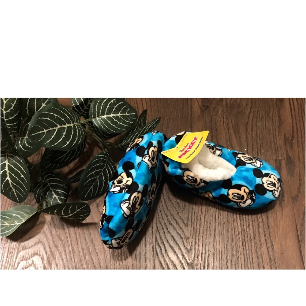 MICKEY MOUSE KIDS SLIP ON HOUSE SHOES 3T-4T